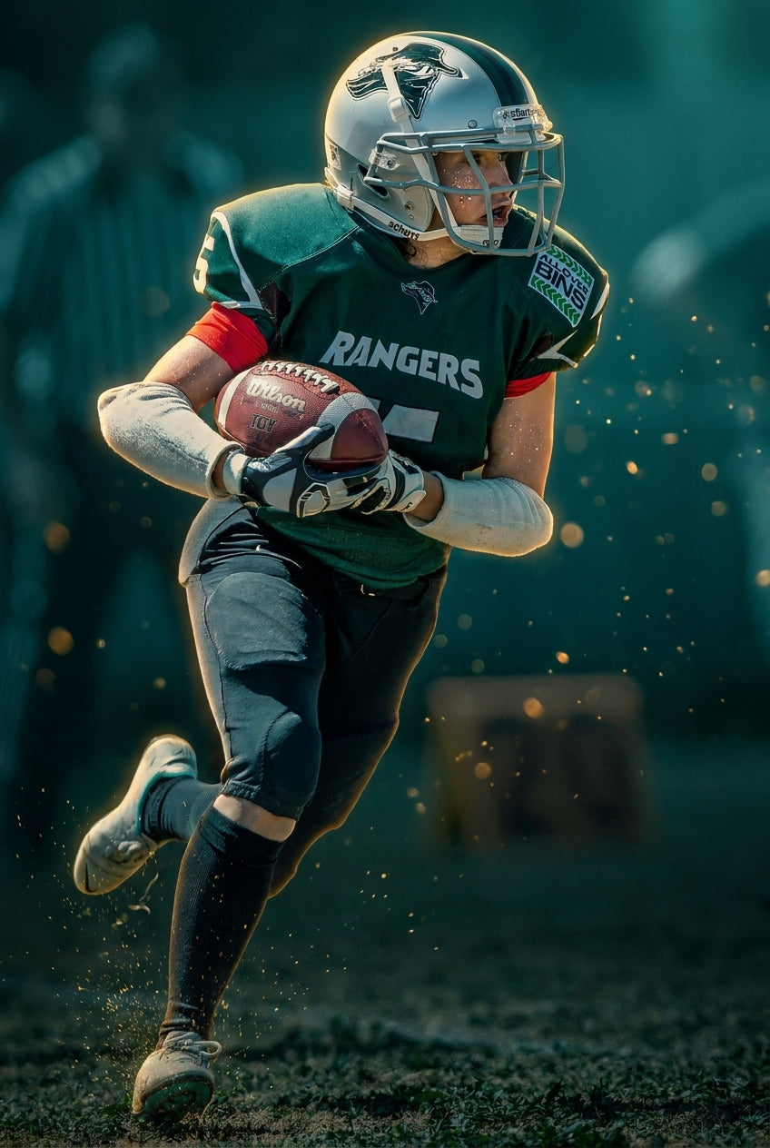Athlete Spotlight cinematic sports portrait